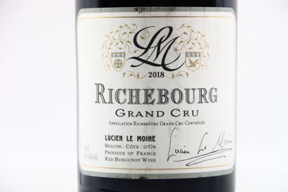 1 bouteille de RICHEBOURG 2018 du domaine...