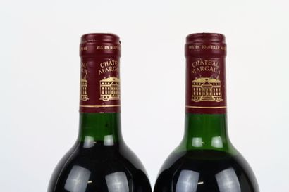 2 bouteilles de MARGAUX 1989 du Château MARGAUX...