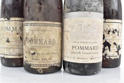 Réunion de 4 bouteilles de POMMARD.
- 2 bouteilles...