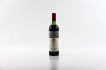 1 bouteille de PAUILLAC 1981 du Château MOUTON-ROTHSCHILD....