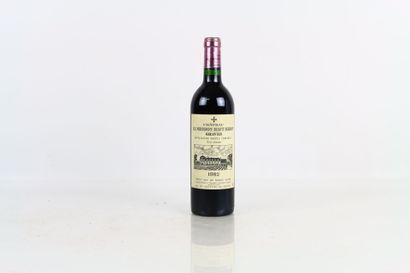 1 bouteille de GRAVES 1982 du Château LA...