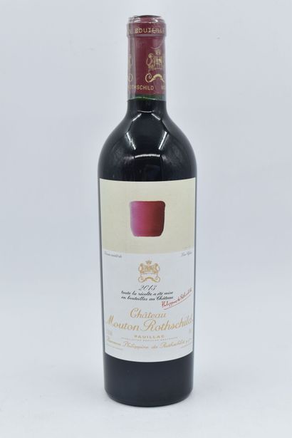 1 bouteille de PAUILLAC 2013 du Château Mouton-Rothschild...