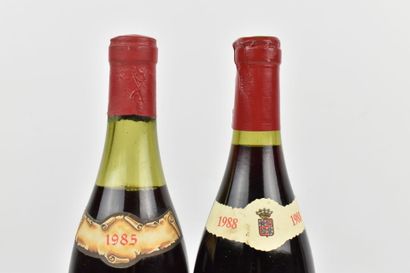 Réunion de 2 bouteilles de NUITS-SAINT-GEORGES...