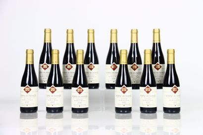 12 demi-bouteilles de VOSNE-ROMANÉE 1er Cru...