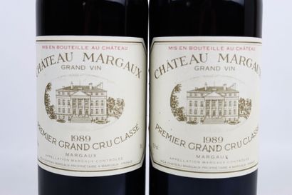2 bouteilles de MARGAUX 1989 du Château MARGAUX...