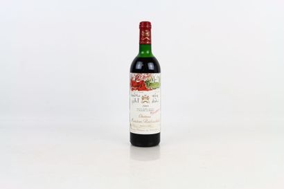 1 bouteille de PAUILLAC 1989 Château Mouton...