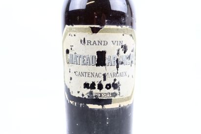 1 bouteille de MARGAUX 1928 du Château MARTINENS....