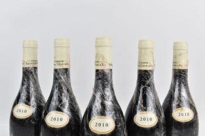 5 bouteilles de CORTON-BRESSANDES Grand Cru...
