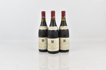 3 bouteilles de CORTON VERGENNES 1993 de...