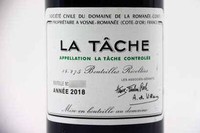 1 bouteille de LA TÂCHE 2018 du domaine de...