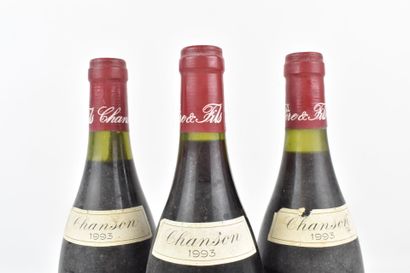 3 bouteilles de CORTON VERGENNES 1993 de...