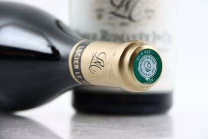 2 bouteilles de VOSNE-ROMANEE 1er Cru Au-dessus...