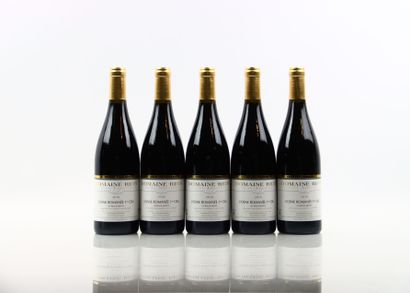 5 bouteilles de VOSNE-ROMANÉE 1er Cru Les...