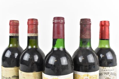 Réunion 5 bouteilles de PAUILLAC :
- 2 bouteilles...