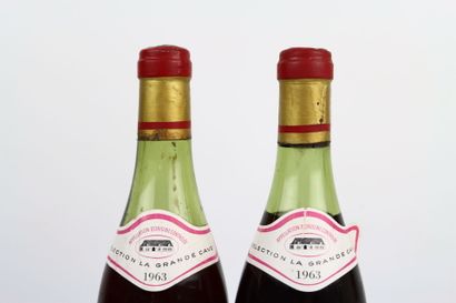 Coffret réunissant 2 bouteilles de vin de...