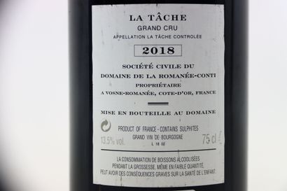 1 bouteille de LA TÂCHE 2018 du domaine de...