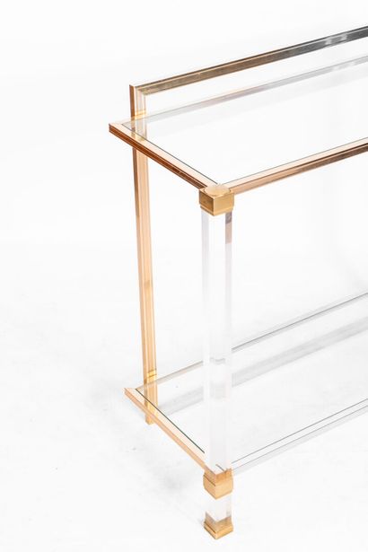 Pierre VANDEL, Paris.
Rectangular console...