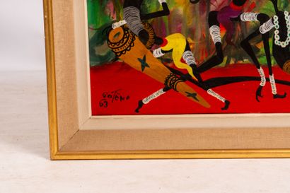 Marcel GOTENE (1939-2013).
The Parade, oil...