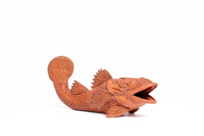 Jean MARAIS (1913-1998).
Fish, terracotta...