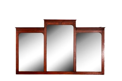 Molded and carved wood bar with griotte marble...