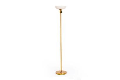 PERZEL Jean (1892-1986).
Floor lamp in gilded...