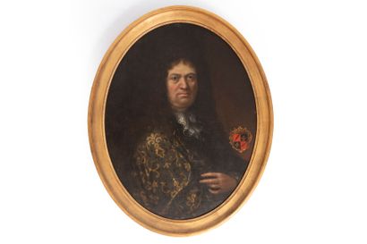 Ecole du XVIIIème siècle.
Portrait d'un aristocrate
Huile...