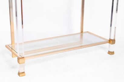 Pierre VANDEL, Paris.
Rectangular console...