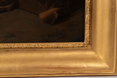 Edouard Amable ONSLOW (c.1820-1904).
Au chevet...