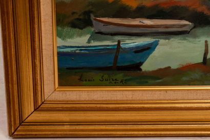 Louis SUIRE (1899-1987).
Paysage de l'île...
