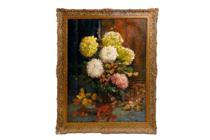 19th century school
Bouquet of flowers, oil...