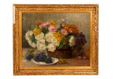 Maurice MARTEL-ADAM (XIX-XX).
Bouquet of...
