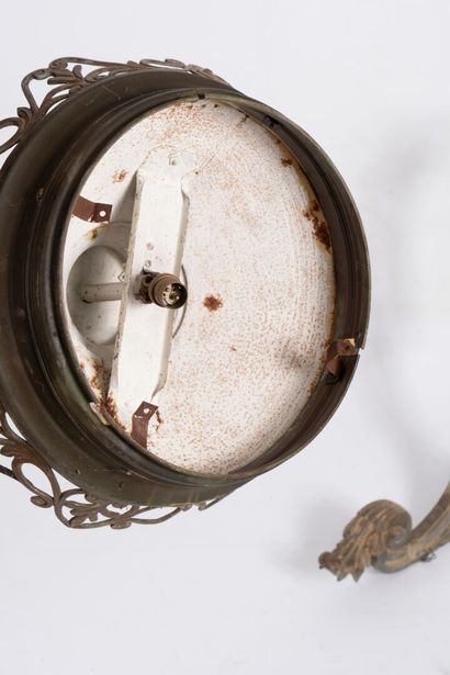 Pair of iron lanterns with gallows. 
Napoleon...