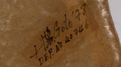 Hajime GOTO (né en 1943). 
Réunion de trois...