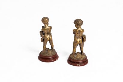 Louis KLEY (1833-1911).
Pair of putti with...
