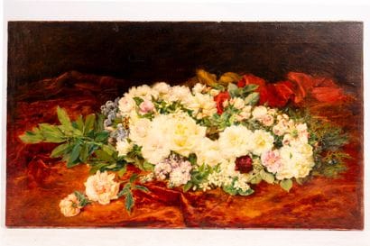 School of the XIXth century.
Bouquet of flowers,...