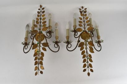 RINGS. Attributed to.
Pair of four-light...