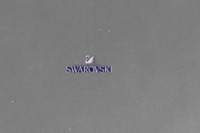SWAROVSKI
Faceted crystal bull on base, in...