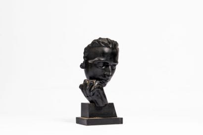 Eugène BOURGOUIN (1880-1924).
The poet, brown...
