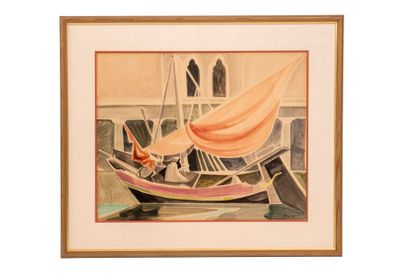 Camille HILAIRE (1916-2004).
Venise, aquarelle...