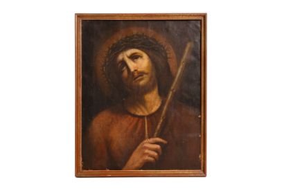École XIXème siècle.
Ecce homo, huile sur...