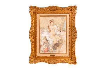 Antoine CALBET (1860-1944)
Nude with toilet....