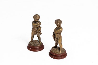 Louis KLEY (1833-1911).
Pair of putti with...
