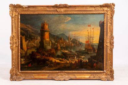 Adriaen VAN DER CABEL (c.1631-1705)
Harbour...