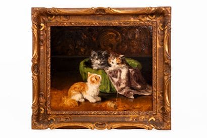 Alfred Arthur BRUNEL DE NEUVILLE (1852-1941).
Playful...