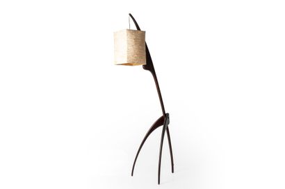 Jean RISPAL (1920- 1966).
Lampadaire zoomorphe...