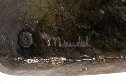 Françoise NAUDET (1928-2008) 
Nu, bronze...