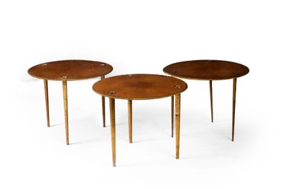 Pierre CRUEGE (1913-2003).
Set of three 