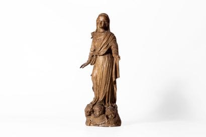 Statue de la Vierge de l'Assomption
en bois...