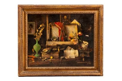 Charles SPENCELAYH (1865-1958).
Still life,...