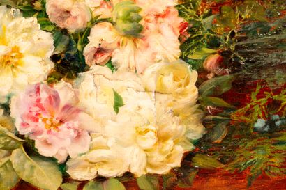 School of the XIXth century.
Bouquet of flowers,...